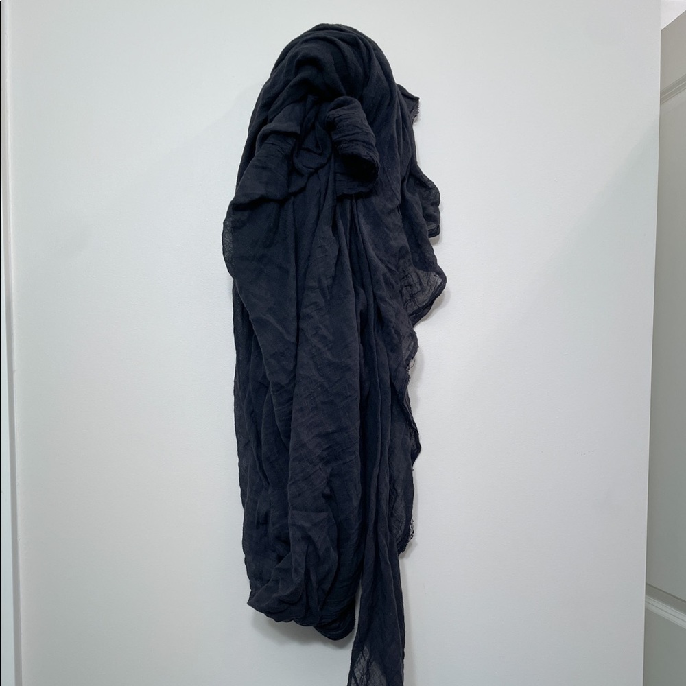 Noctex black watershed scarf